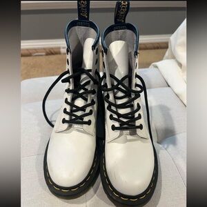 White Doc Marten Boots